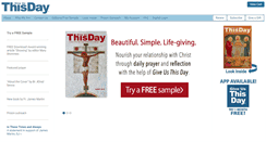 Desktop Screenshot of giveusthisday.org